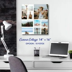 Canvas Collage 14"x16" (10 fotos)